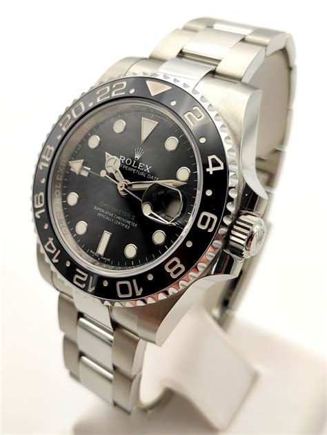 rolex gmt master ii black model number